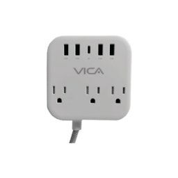 Centro Multicontactos VICA SUP USB 7P