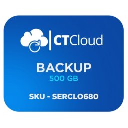 Backup en la Nube CT Cloud NCBU500GB