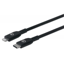 Cable Lightning a USB-C 0.5m MANHATTAN 394192
