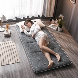 Colchón enrollable de estilo japonés, colchón de piso tatami, colchón de  futón grueso doble plegable, almohadilla para dormir individual/doble para