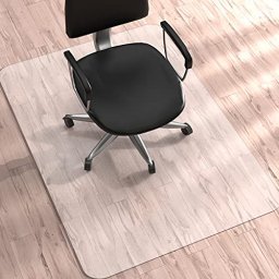  Protector de suelo transparente de PVC resistente a los  arañazos, tapete transparente para silla de oficina, tapete para suelos  duros, alfombra de entrada, pasillo, dormitorio, silla de computadora, :  Productos de