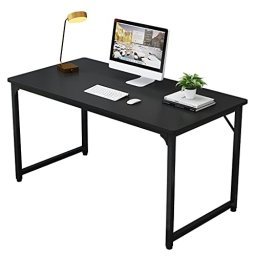 Escritorio para computadora de madera maciza 100% con estantería,  escritorio de oficina minimalista moderno, mesa de trabajo personal (color  : 2.0 in