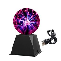 Bola de plasma, iones de aire, bola de plasma de dragón sensible al tacto  con iluminación roja púrpura y globo de plasma USB para