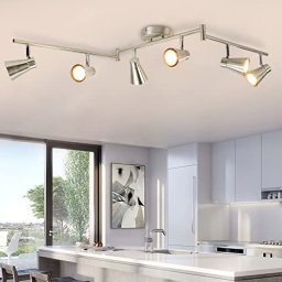 Foco de techo LED direccional, focos de techo ajustables montados en  superficie, 7 W, lámparas de techo modernas para sala de estar, comedor,  oficina