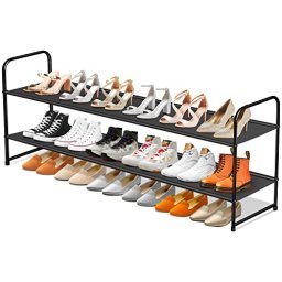 Soporte estrecho para zapatos, unidad de almacenamiento organizador de  almacenamiento para puerta, soporte grande para espacios pequeños, soporte  alto