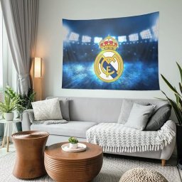 Real Madrid Manta con forro de sherpa de tacto de seda, 50 x 60 pulgadas :  : Hogar y Cocina