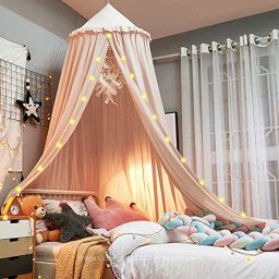 Toldo de cama para niñas, decoración de cama para bebés, niños, niñas o  adultos, como mosquitera para cubrir la cuna, cama infantil, cama de niñas  o