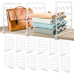Divisor de estante de madera expandible para bolsos y carteras con 6  separadores Elegante divisor de estante de madera para bolsos de diseño -   México