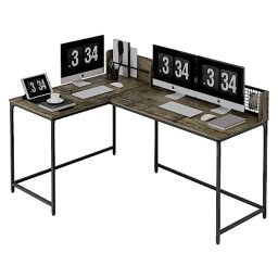 Escritorio industrial moderno para computadora de madera maciza, estación  de trabajo de lectura y escritura para oficina en casa, mesa de juegos,  mesa