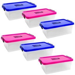 Caja de almacenamiento de zapatos de plástico sólido mejorada, paquete de 8  cajas organizadoras de zapatos apilables de plástico transparente con