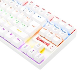 Teclado Mecánico Redragon Kumara White Rainbow