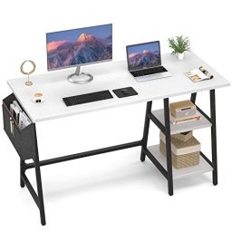  Yaheetech - Mesa de computadora, escritorio para oficina y  hogar de diseño simple y moderno : Hogar y Cocina
