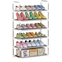 Zapatero montado en la pared, organizador de zapatos, armario, puerta,  hogar, zapatero de almacenamiento de 26.2 pulgadas (color: blanco)