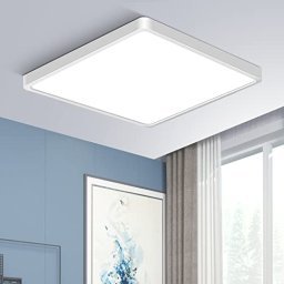 Airand Luces de techo LED enchufables de 2 pies de tubo LED de 5000 K  enlazables, lámpara de techo envolvente de 18 W, luz de tienda con cable  para