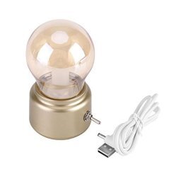 Lámpara de vino LED bombilla de noche USB recargable dormitorio