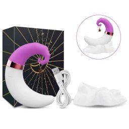 Vibrador Luna Succionador Pezón Mujer Clítoris Estimulador Vacío