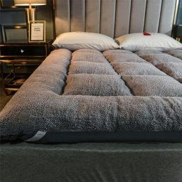 MAXYOYO - Colchón tipo futón japonés, acolchado, para cama, extra grueso,  plegable, transpirable, tumbona para el suelo, cama de invitados para
