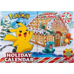 Jazwares Pokémon Calendario Festivo 24 Días de Batalla Figuras Colección