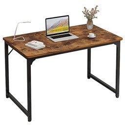 Escritorio industrial moderno para computadora de madera maciza, estación  de trabajo de lectura y escritura para oficina en casa, mesa de juegos,  mesa