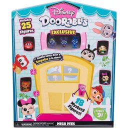 Disney Doorables Mega Peek Pack 25 Piezas Juguetes Licencia Oficial para Edades de 5 años Regalos