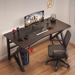 Escritorio de oficina de madera maciza para oficina en casa, escritorio  multifuncional para computadora con un grosor de 2.0 in, mesa de escritura
