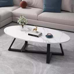 Mesa auxiliar nórdica, mesa de centro redonda de mármol para apartamento,  mesa auxiliar de sala de estar, mesa de té decorativa con marco de metal