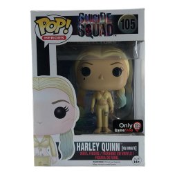 Funko Pop Suicide Squad Harley Quinn HQ Inmate 105 Gamestop