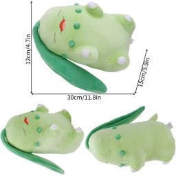 Peluche Anime Pokemon Chikorita Dormilon Regalo Suave Felpa Juguetes Niños