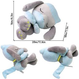 Peluche Anime Pokemon Lucario Dormilon Regalo Suave Felpa Juguetes Niños