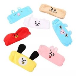 8 Diademas Moda Mujer Niña BT21 Caricatura Kpop Felpa