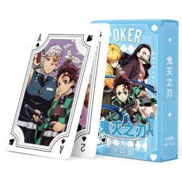 Cartas Póker Anime Demon Slayer 54 Cartas Juego Mesa