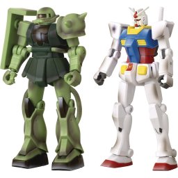 Bandai Figura Exclusive Gundam Infinity Epic Battle RX-78 & Zaku