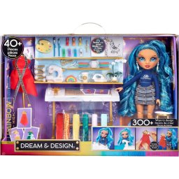 Dream & Design Fashion Studio Playset Muñeca Skyler Bradshaw Azul