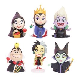 6 Figuras de Coleccion Malvadas Disney Malefica Cruela Ursula La Reina PVC