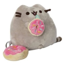 Peluche Original Pusheen Dona y Clip Juguete Regalo