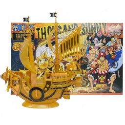 Figura Armar Barco One Piece Piratas Thousand Sunny Gold Modelo Juguetes Ensamblado