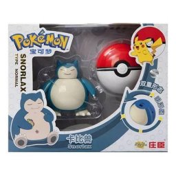 Figura Colección Takara Tommy Pokeball Pokemon Plegable Snorlax