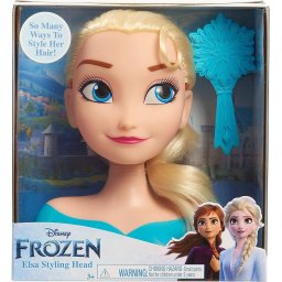 Figura Colección Disney Princesas Cabello Arreglo Frozen Elsa Regalo