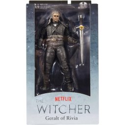 Figura The Witcher Netflix Geralt of Rivia con Accesorios