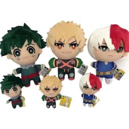 Set 3 Peluches Anime My Hero Academia Izuku Katsuki Felpa Juguetes Niños