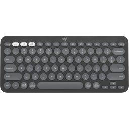 TECLADO LOGITECH PEBBLE KEYS 2 K380S GRAFITO INALAMBRICO EASY-SWITCH BLUETOOTH LOGI BOLT NO INCLUIDO. (ESPA?OL)