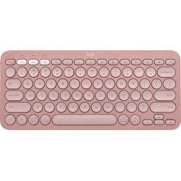 TECLADO LOGITECH PEBBLE KEYS 2 K380S ROSA INALAMBRICO EASY-SWITCH BLUETOOTH LOGI BOLT NO INCLUIDO. (ESPA?OL)