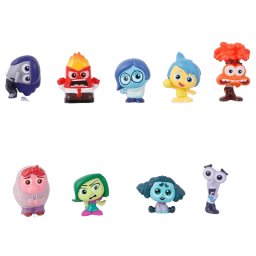 9 Figuras de Coleccion Intensamente Pelicula Emociones Ansiedad
