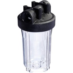 HF45-10CLBK15 Hydronix Portafiltro Transparente 41/2"Øx10", 1.5