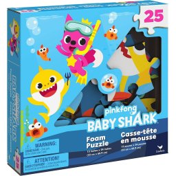 Pinkfong Baby Shark Rompecabezas Espuma 25 Piezas Juguetes Tiburón Regalos Fans
