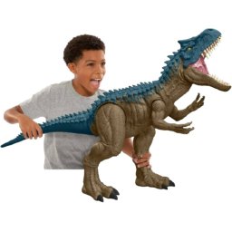 Figura JURASSIC WORLD Dinosaurio Super Colossal Allosaurus Para niños de 4 años en adelante