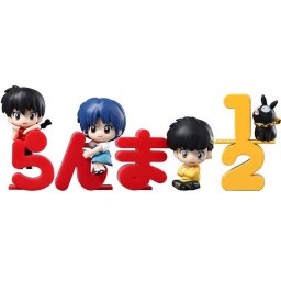 4 Figuras de Coleccion Anime Ranma Tendou Akane Ryoga Mini