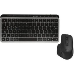 Kit Teclado y Mouse Acteck Creator Krea MK750 - Inalámbrico - Gris con Negro