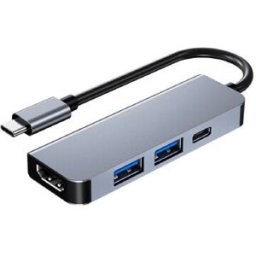 Docking Station BRobotix 6006221 - HDMI/USB - Plata