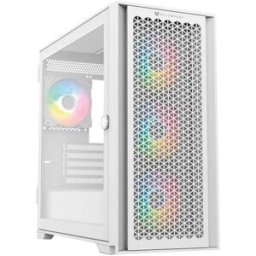 Gabinete Gamer Balam Rush Carbono Twin Mate 6000 - Mini Torre - Micro ATX/Mini ITX - 4x Ventiladores - Panel Lateral - Blanco